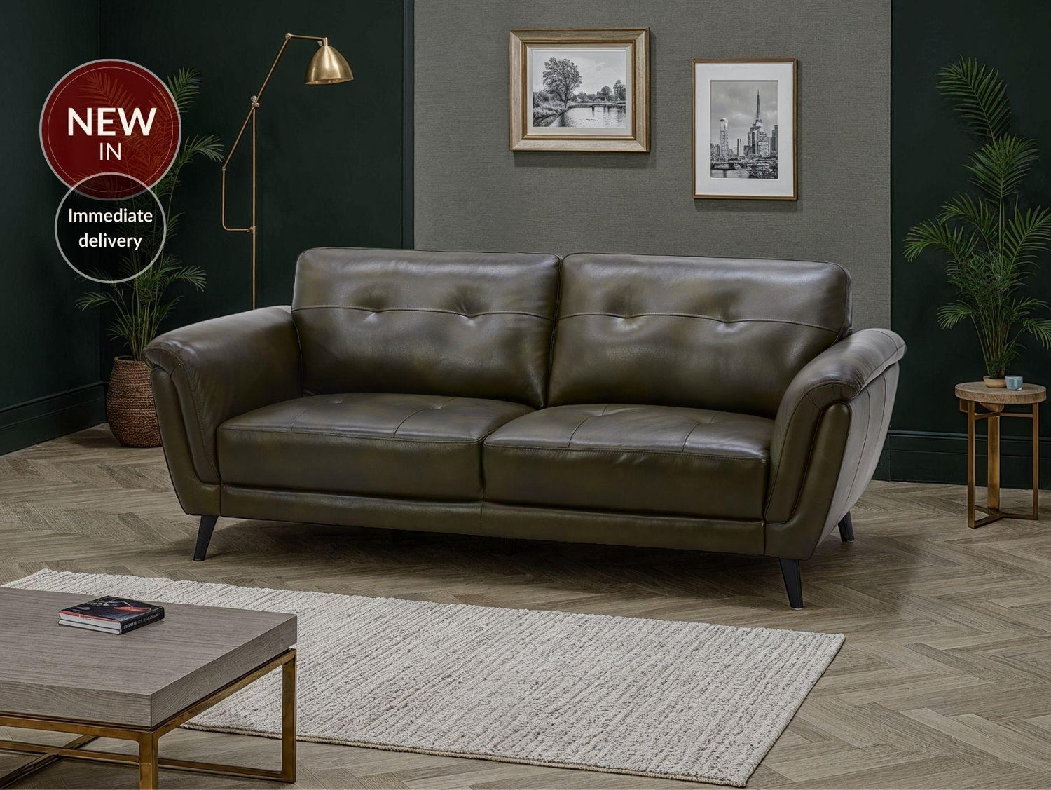 Isabella 3-Seater Static Sofa