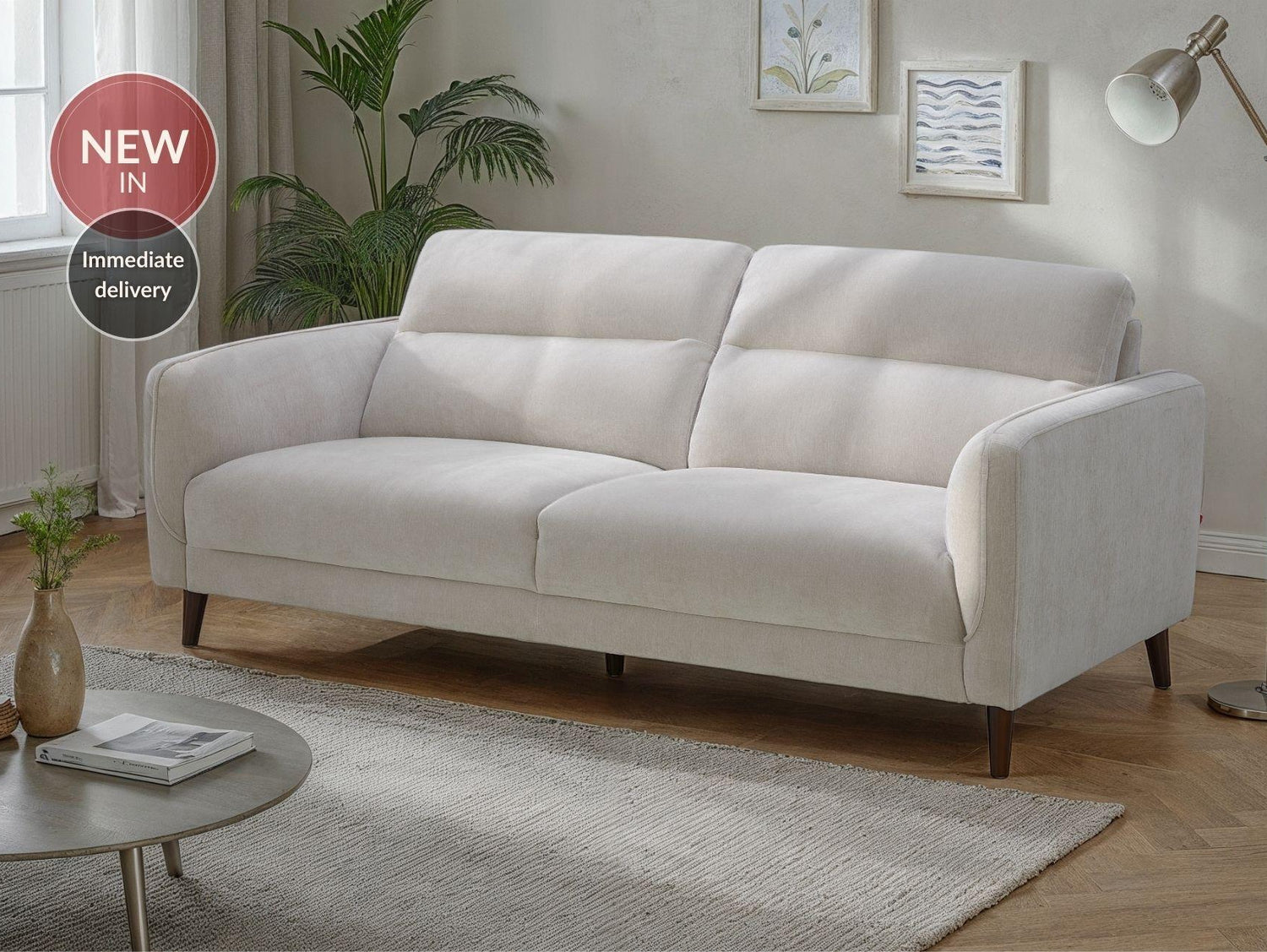 Emilia 3-Seater Static Sofa
