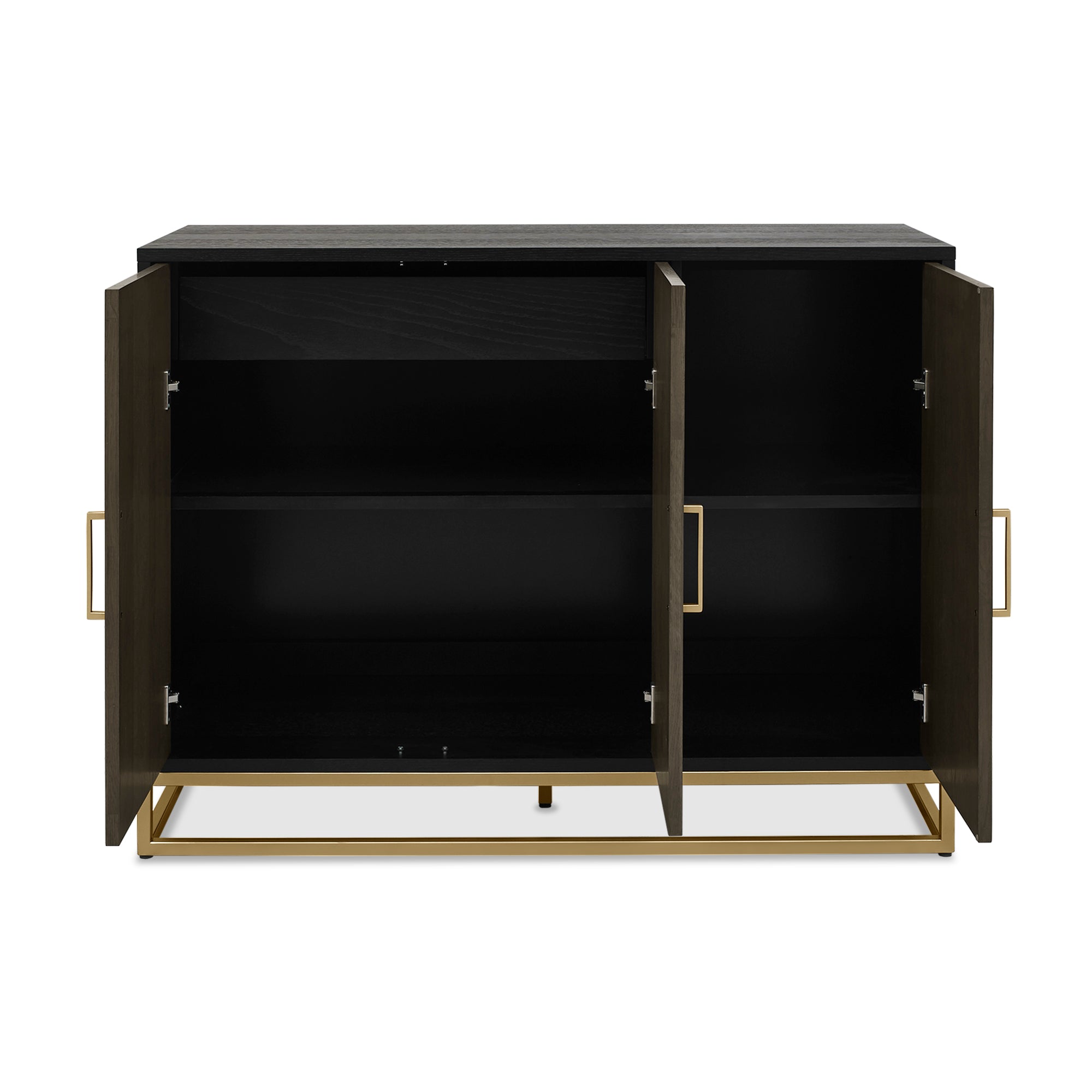 Lindos Fumed Oak Narrow Sideboard