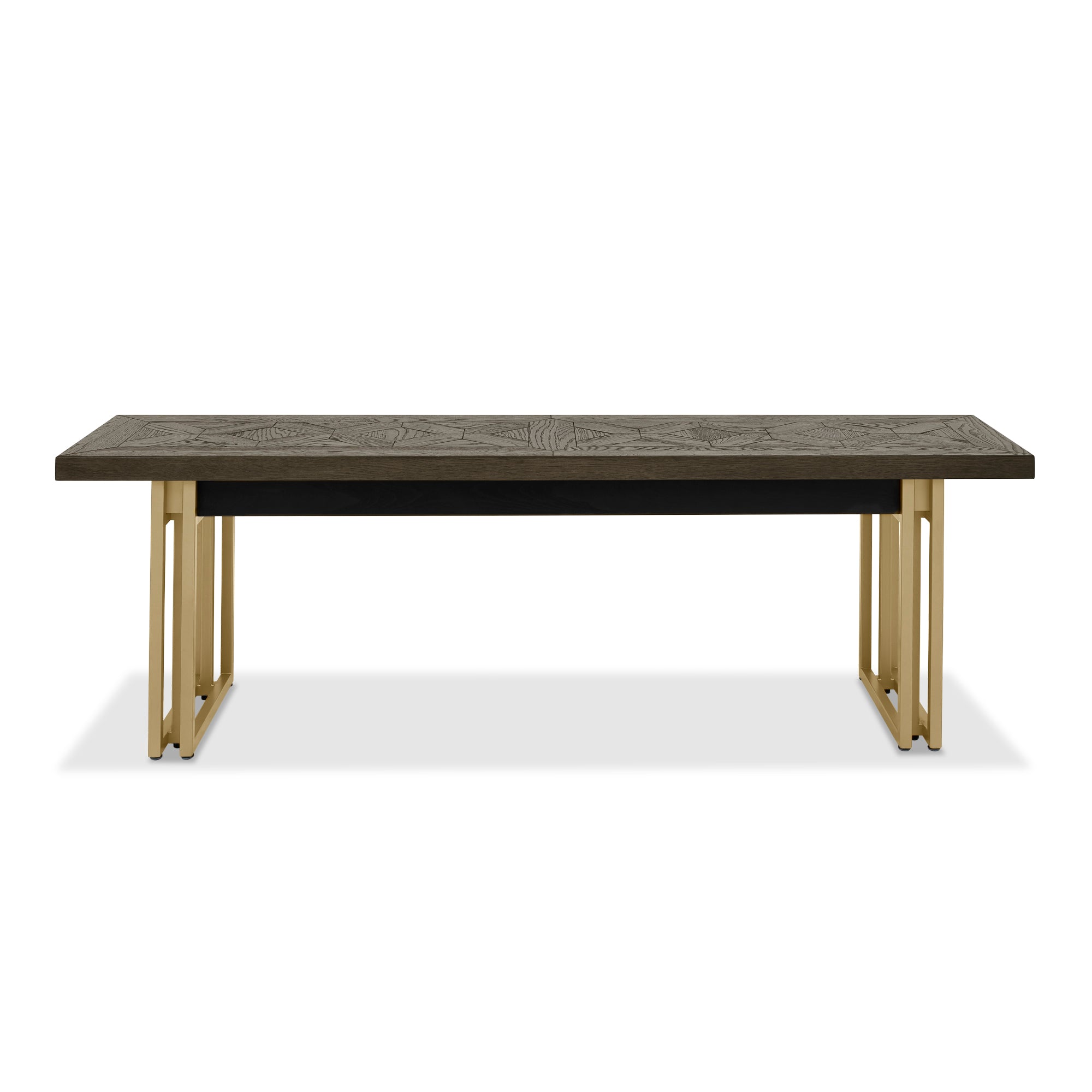Lindos Fumed Oak Wooden Bench