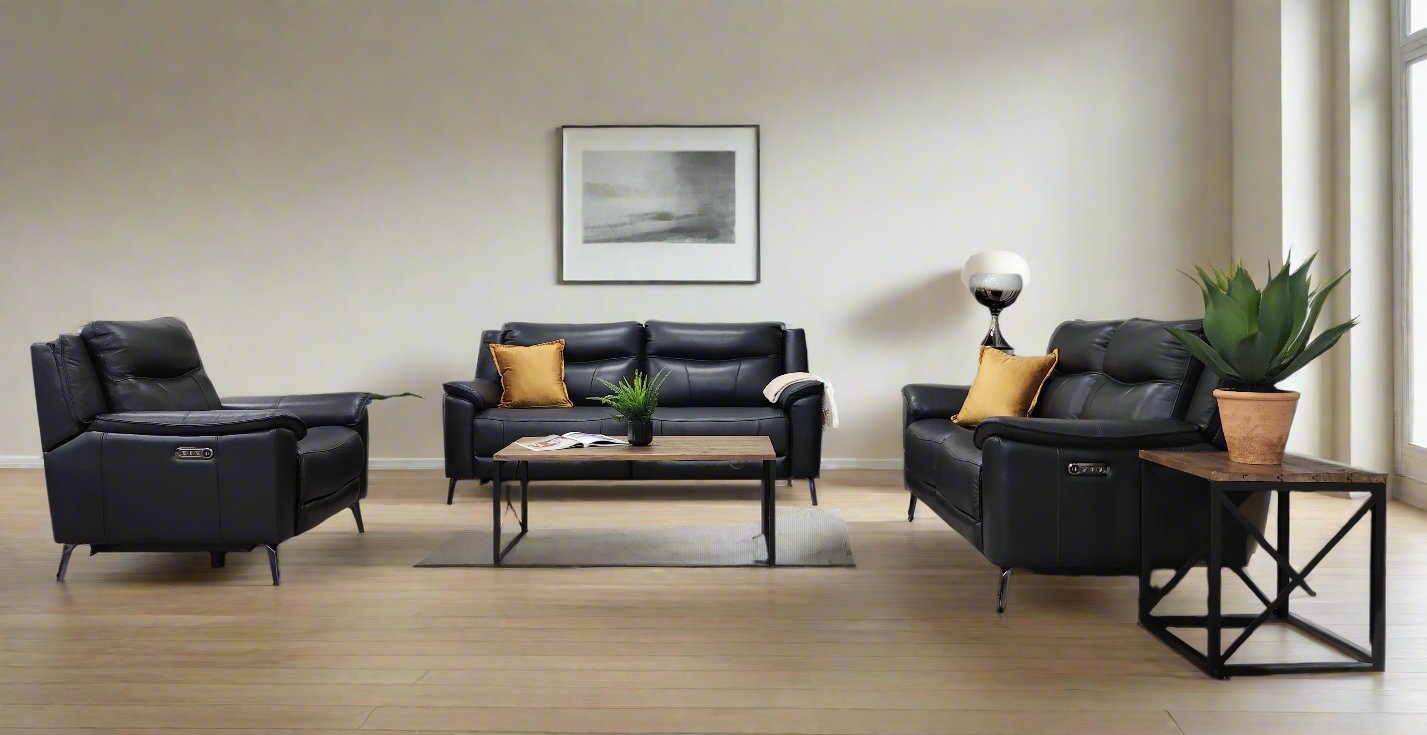 Arles 3 Seater Power Recliner
