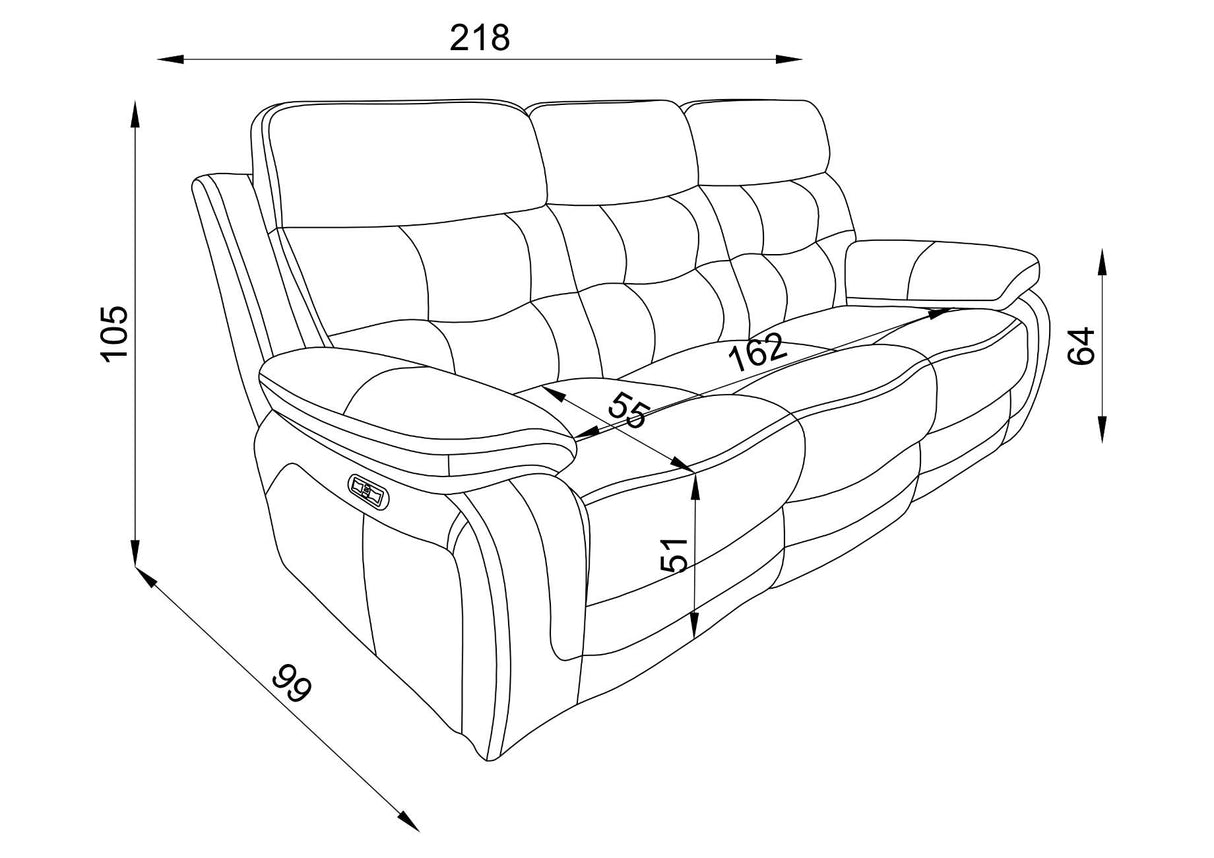 Endurance 3 Seater Power