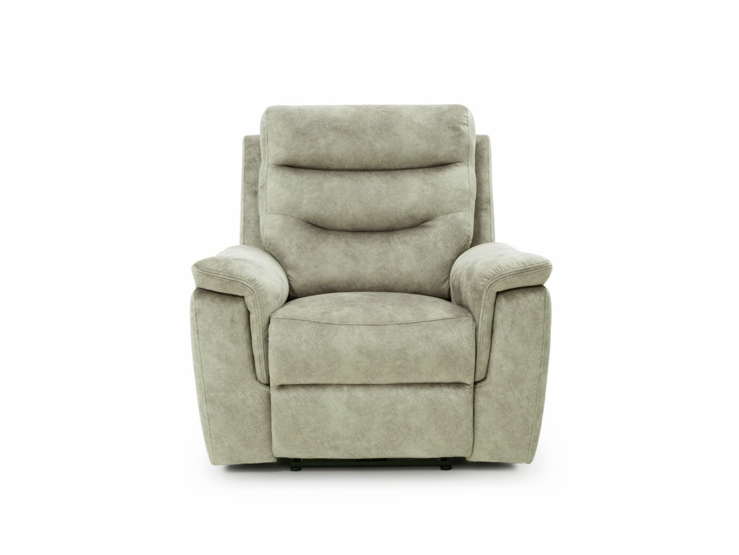 Rome Recliner Chair with USB - Marble Charcoal Grey