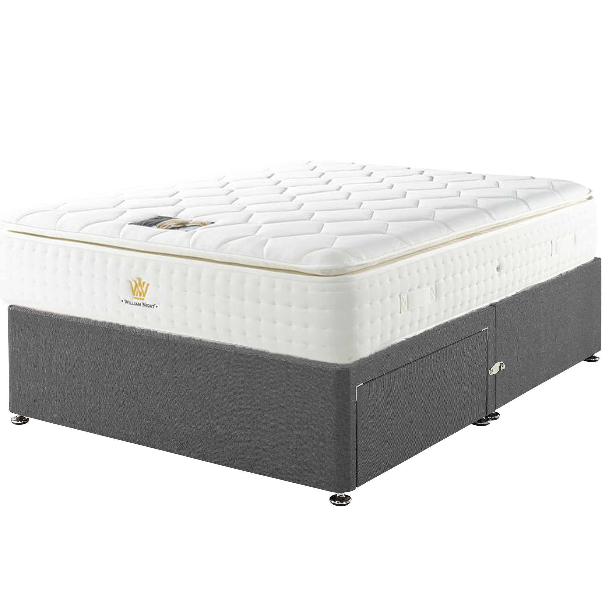 Divan Base including Latex Pillow Top 5000 Mattress