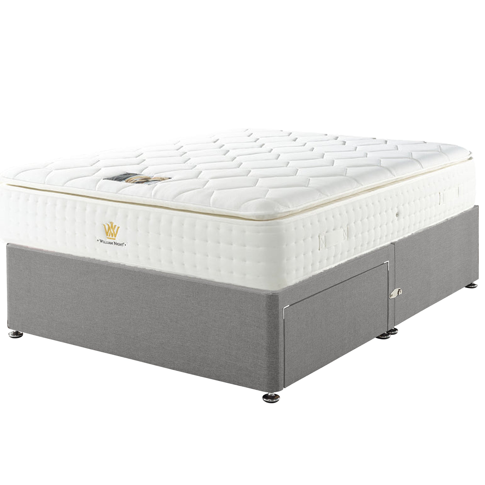 Divan Base including Latex Pillow Top 5000 Mattress