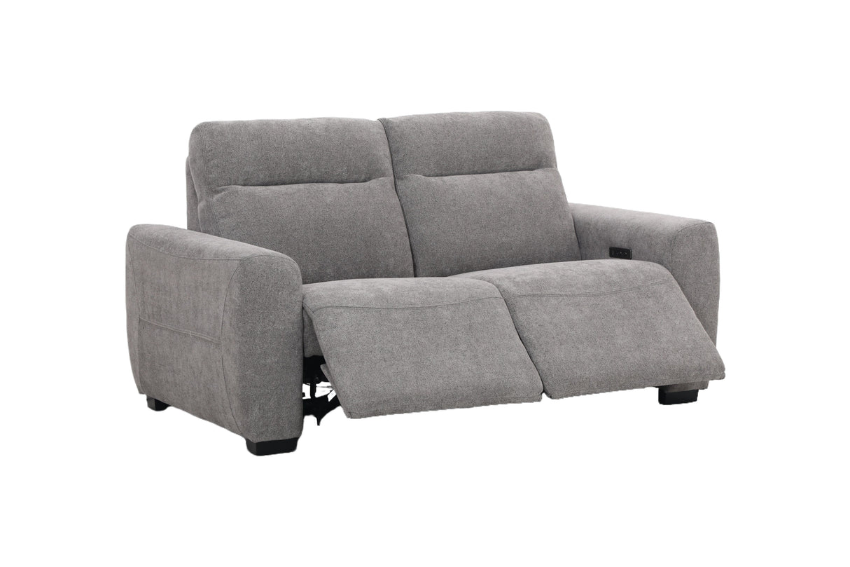 Angled view of the Florida 2 Seater Recliner Sofa in its reclined position