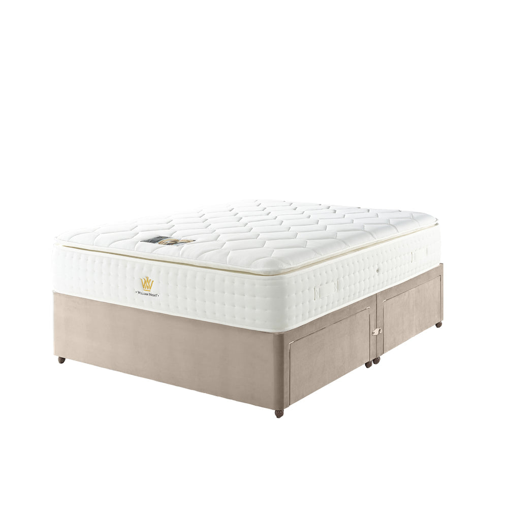 Divan Base including Latex Pillow Top 5000 Mattress