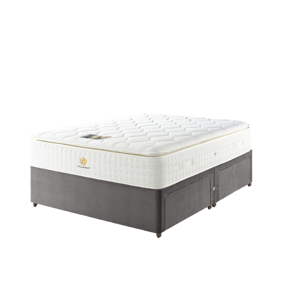 Divan Base including Latex Pillow Top 5000 Mattress