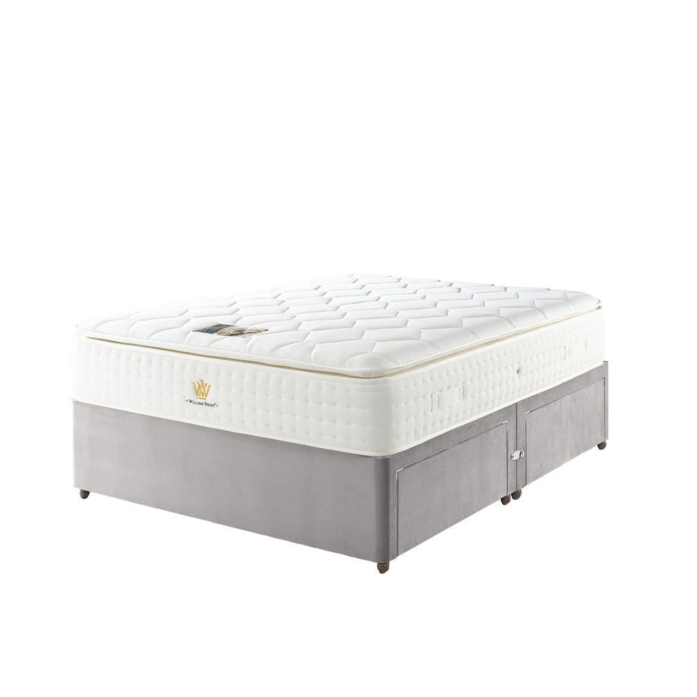 Divan Base including Latex Pillow Top 5000 Mattress