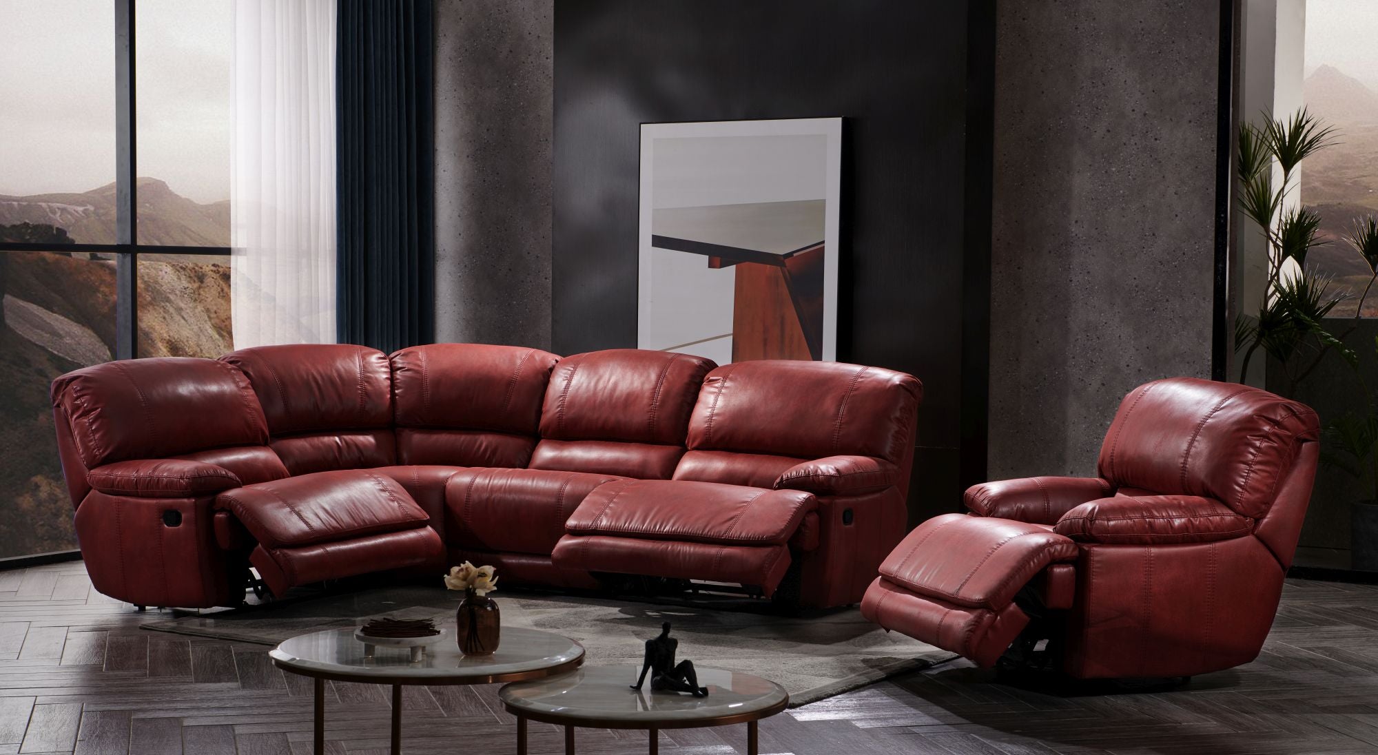 Guvnor Manual Recliner Corner Sofa