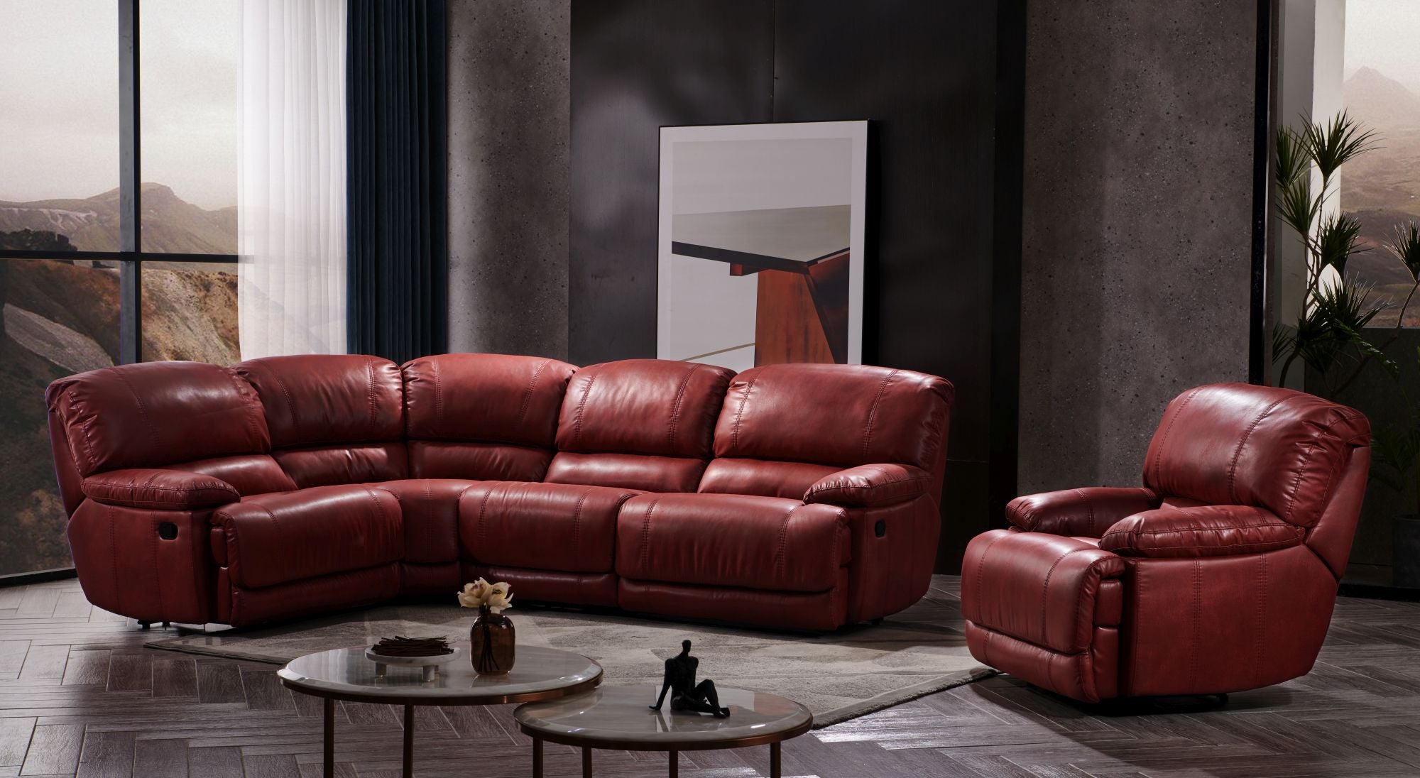 Guvnor Manual Recliner Corner Sofa
