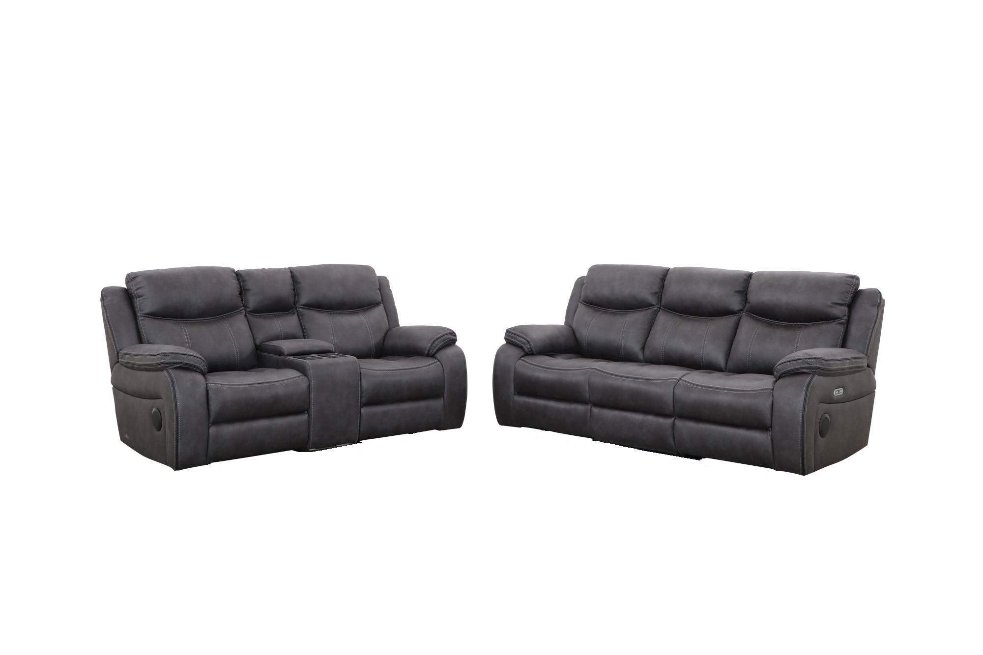 Lotus 2 Seater Tech Power Recliner with Console