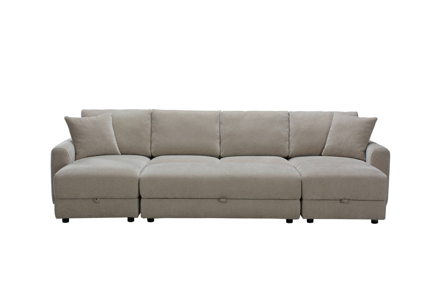 Aurora U-Shape Sofa with Footstool