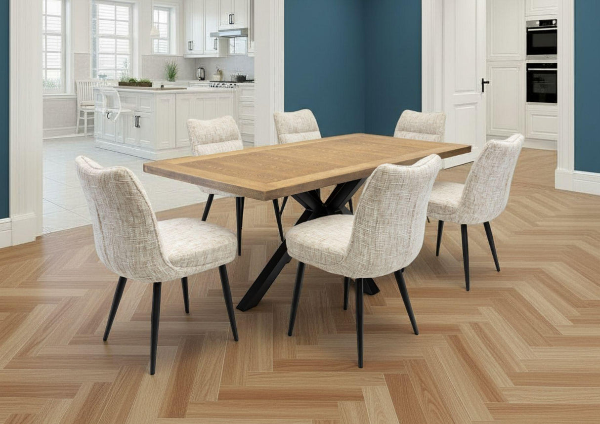 Brighton Table with 6 Chairs