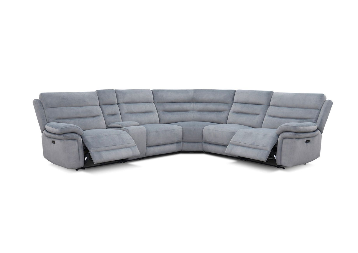 Brisbane 2 Corner 2 with Console Power Recliner and Power Headrests