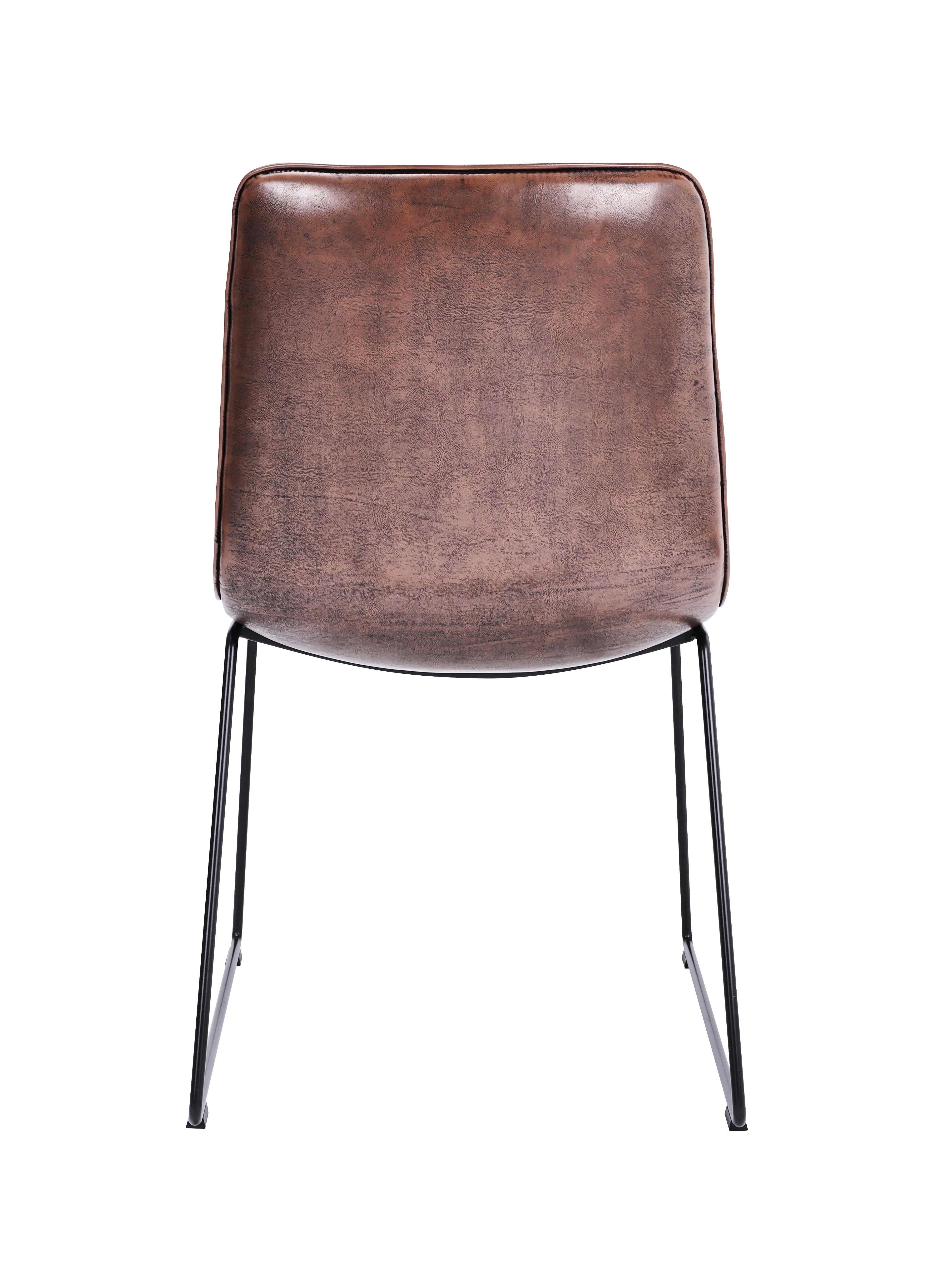 Atlas Dining Chair Faux Leather (Pair)