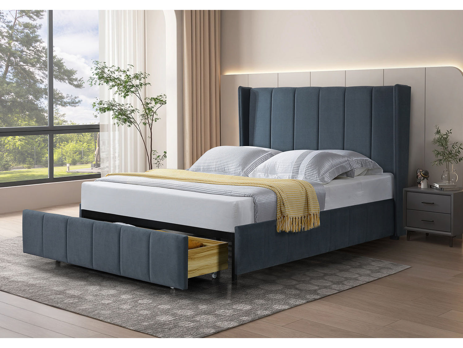 Chelsea Bed Frame with Storage Drawer