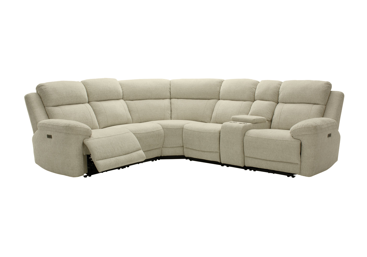 Chloe 2 Corner 2 Power Recliner Sofa with Console