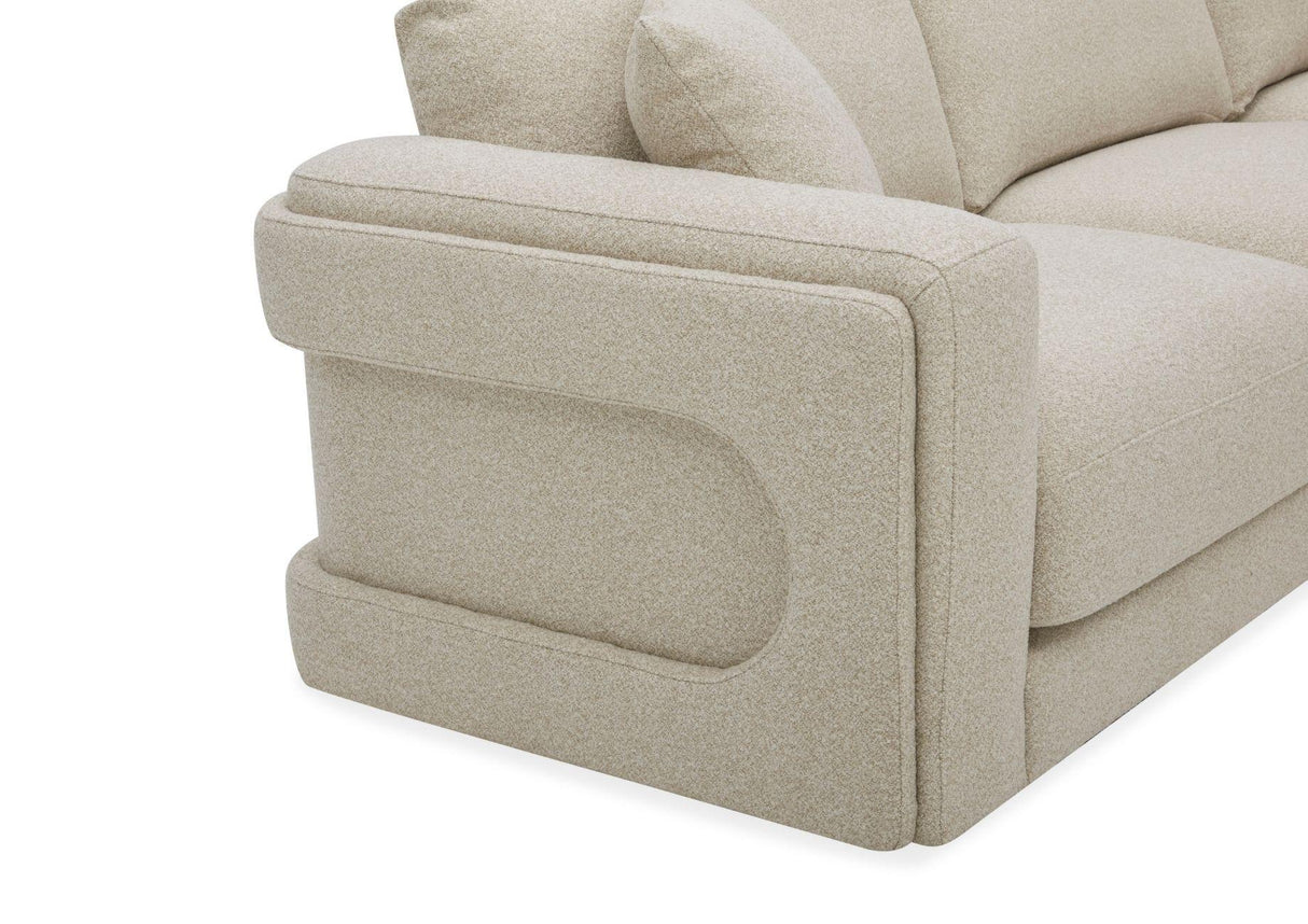 Cloud 2 Corner 2 Modular Static Sofa with Stool