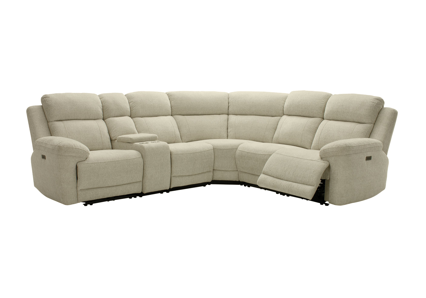Chloe 2 Corner 2 Power Recliner Sofa with Console