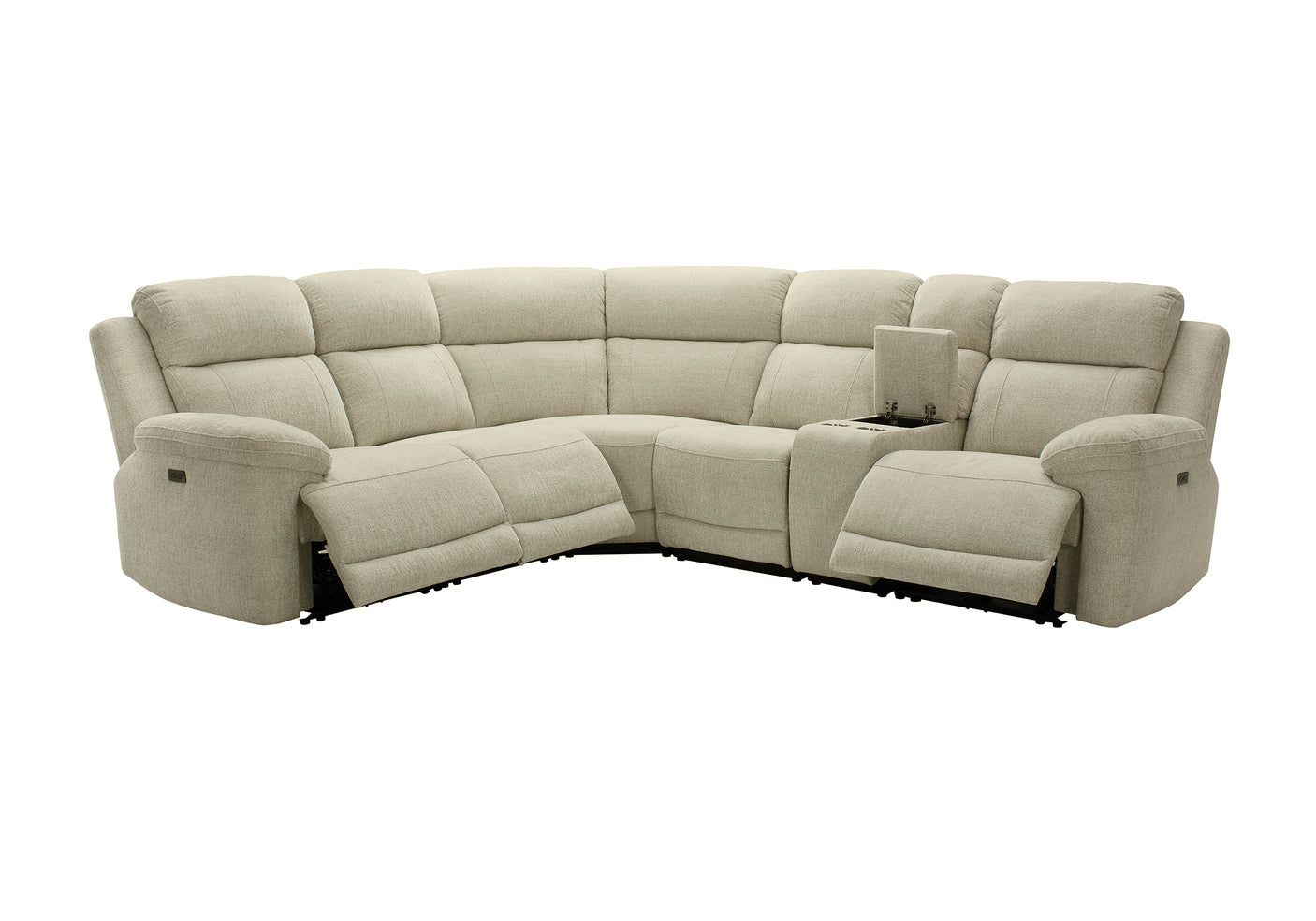 Chloe 2 Corner 2 Power Recliner Sofa with Console
