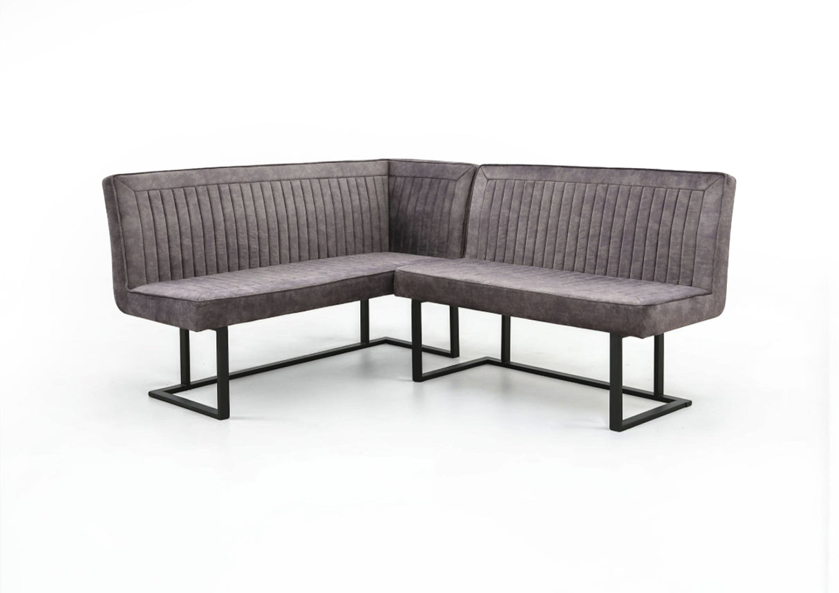 Ebony Dining Set with Bench and Ceramic Table