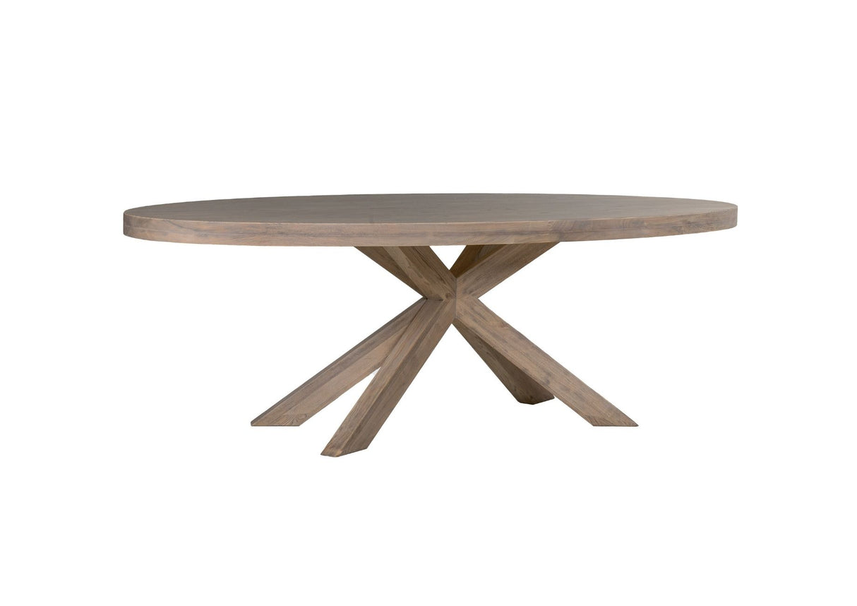 Falcon Dining Table Oval 2350 - Smoked Oak