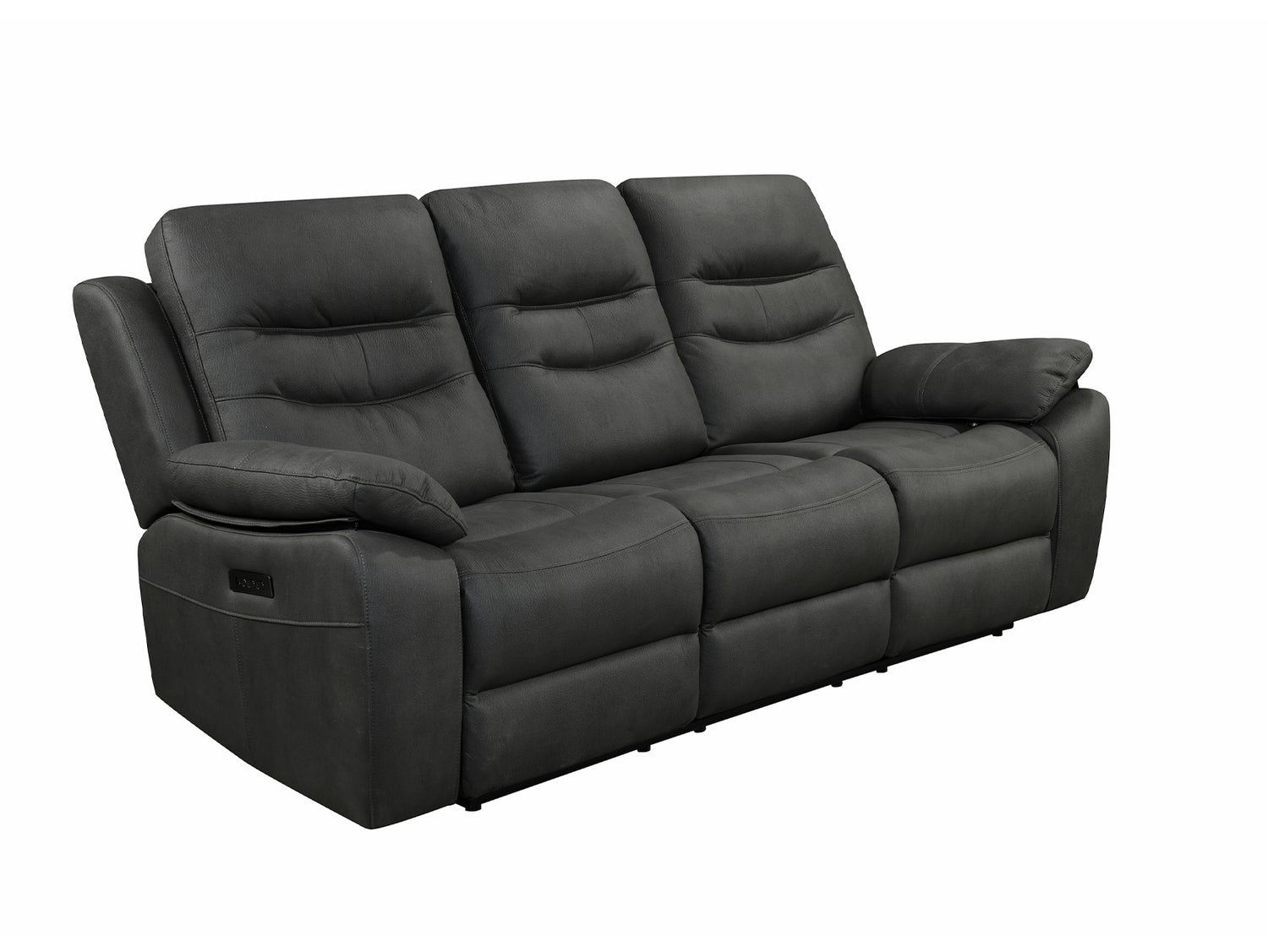 Fuji 3 Seater Recliner Sofa with Power Headrest, USB & USC