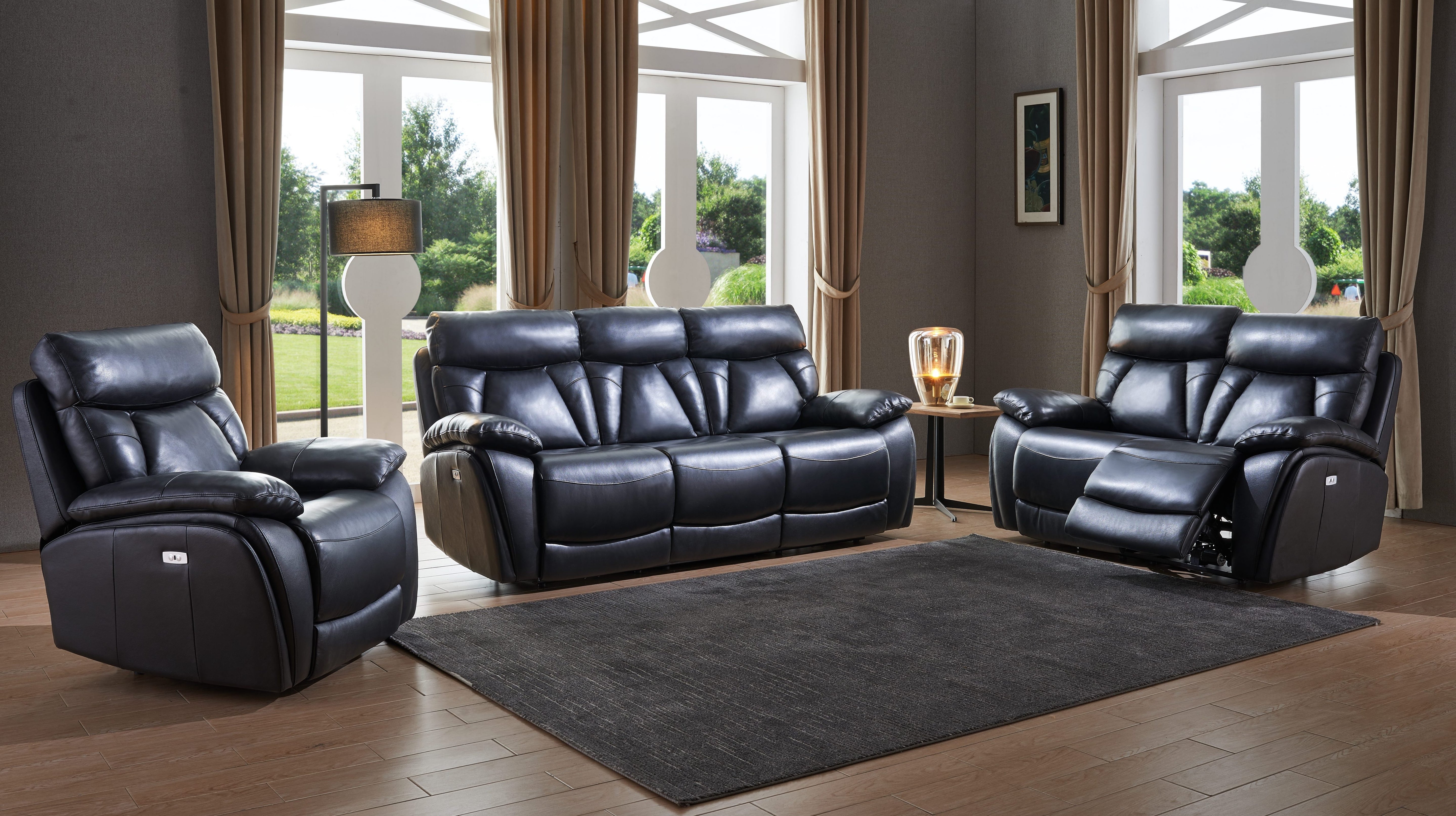 New Cologne 3 Seater With Power Recliner