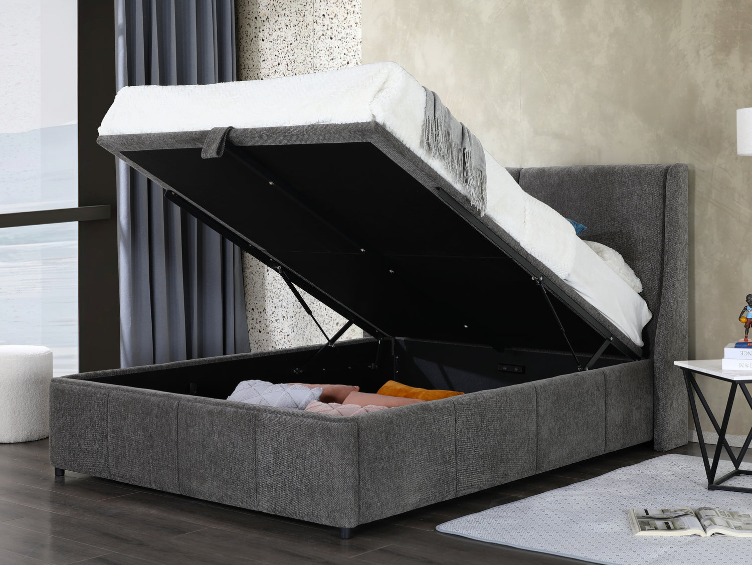 Hyde Park End Opening Ottoman Bed Frame