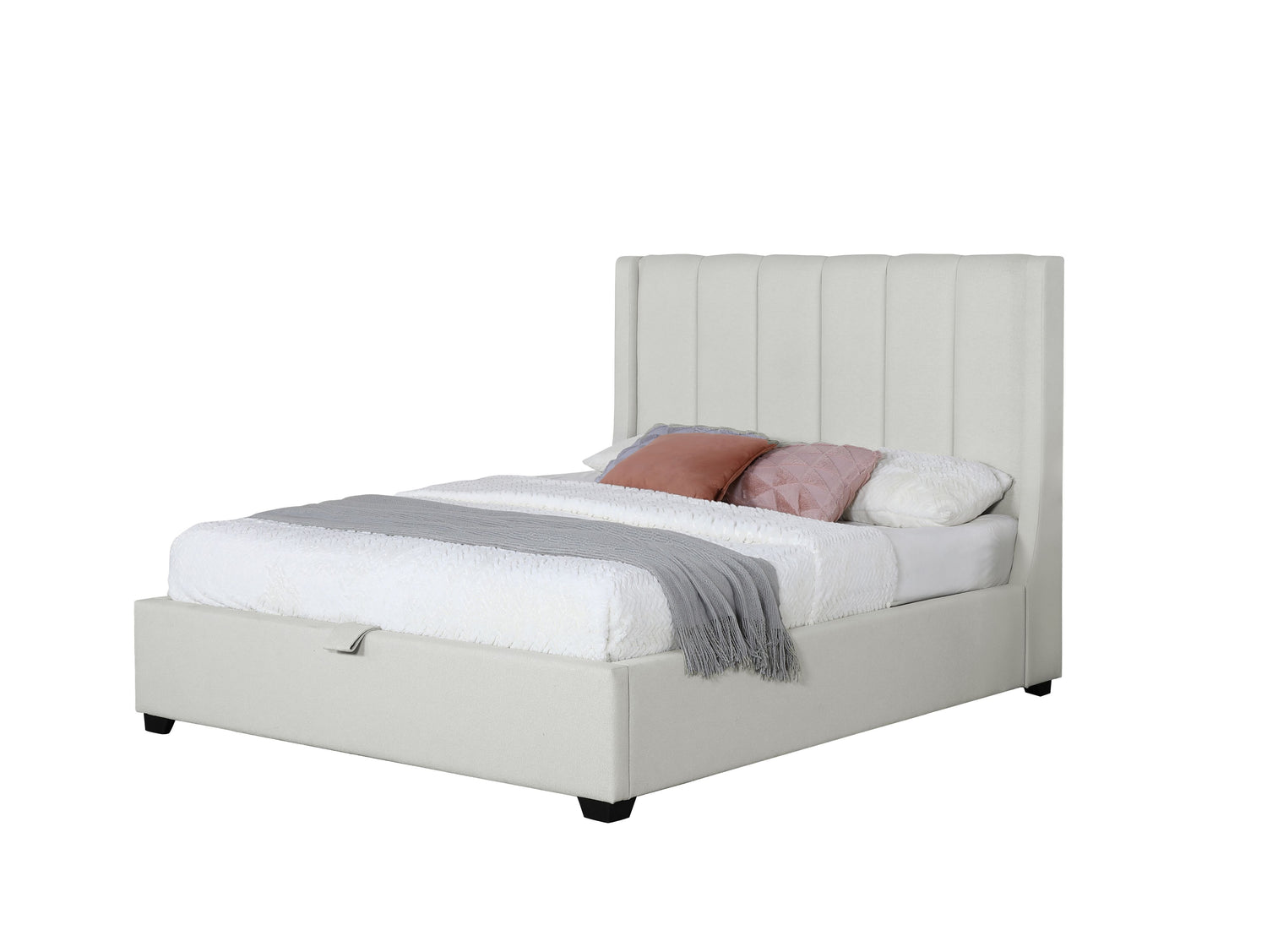 Angled view of the Savoy Ottoman Bed Frame
