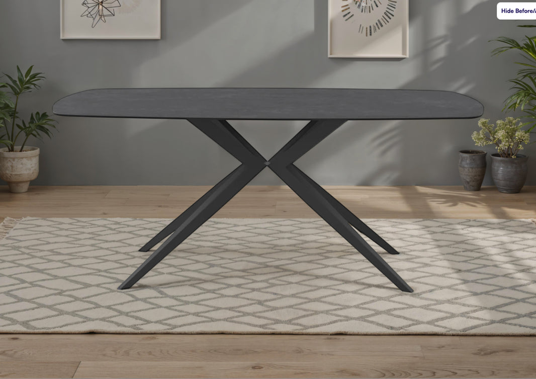 Lago Rectangle Ceramic Dining Table