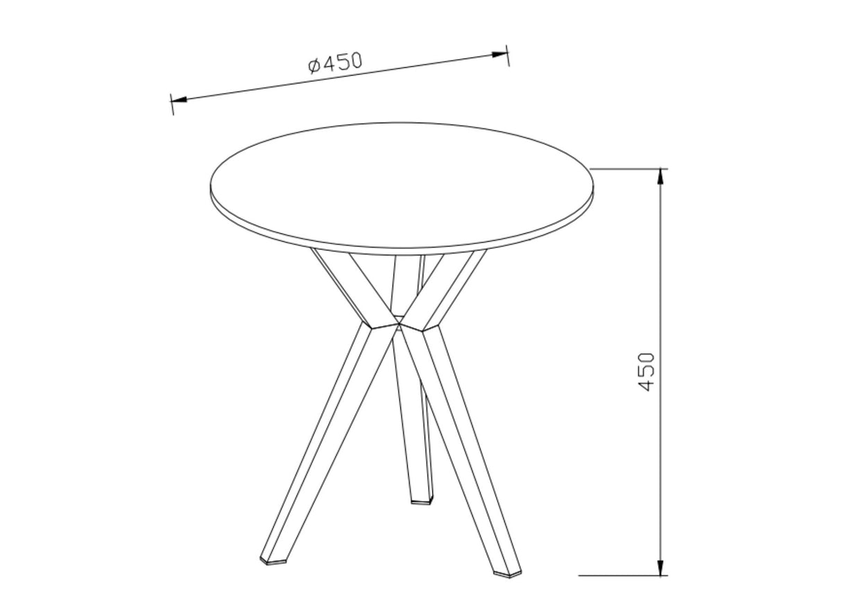 Lago Round Side Table