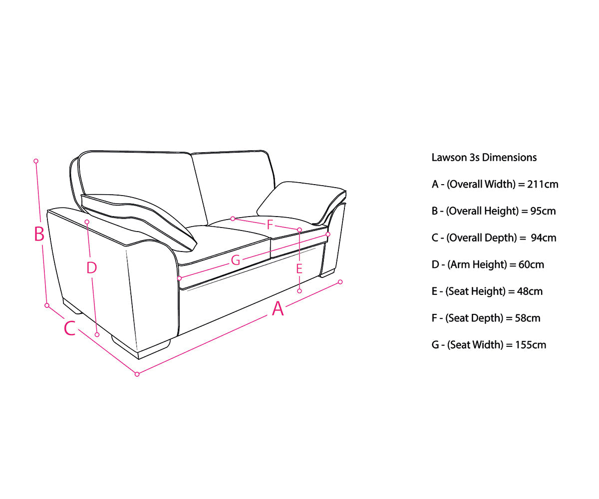 Lawson 3 Seater Sofa