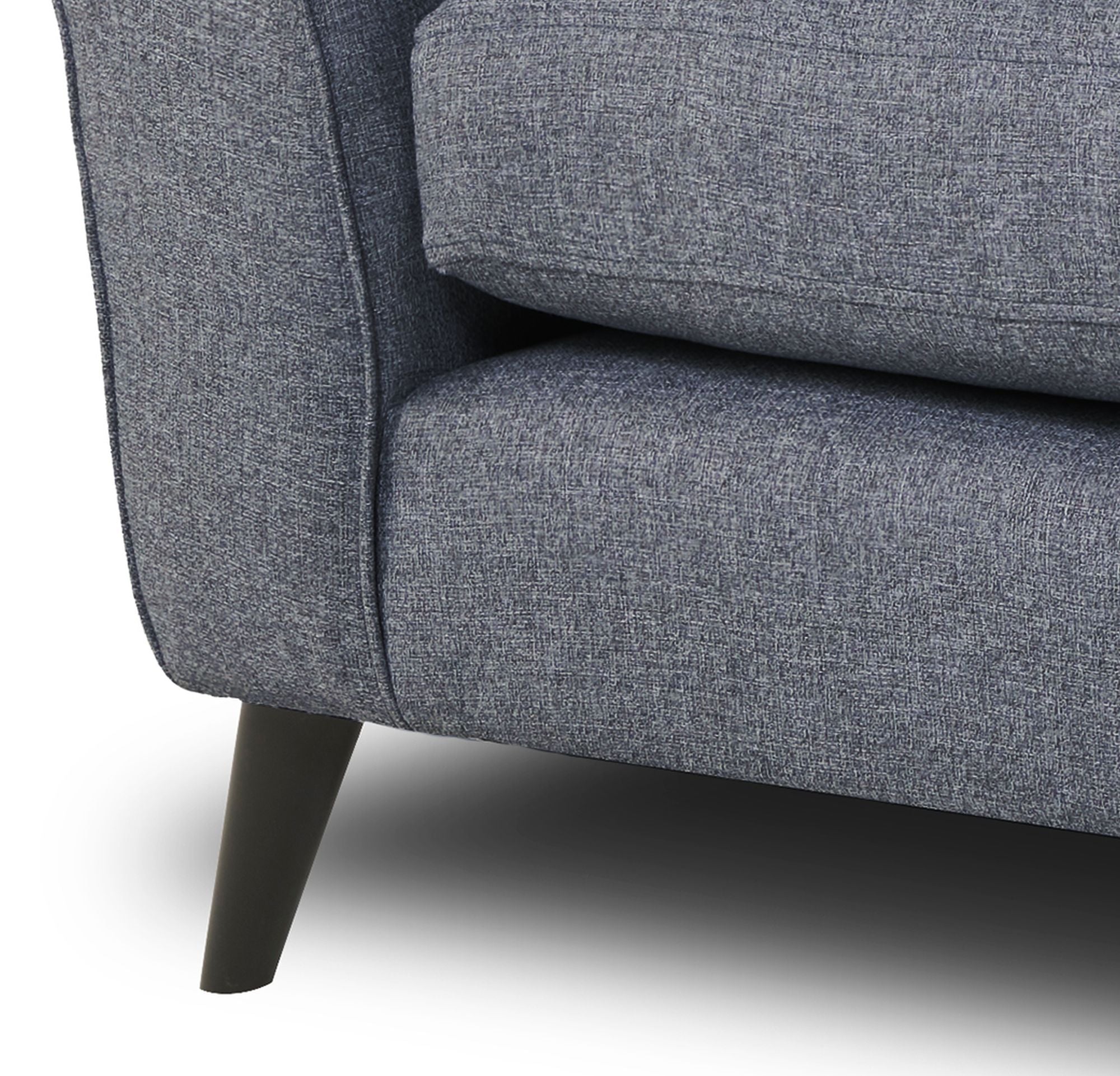 Image of black leg on the Libby sofa