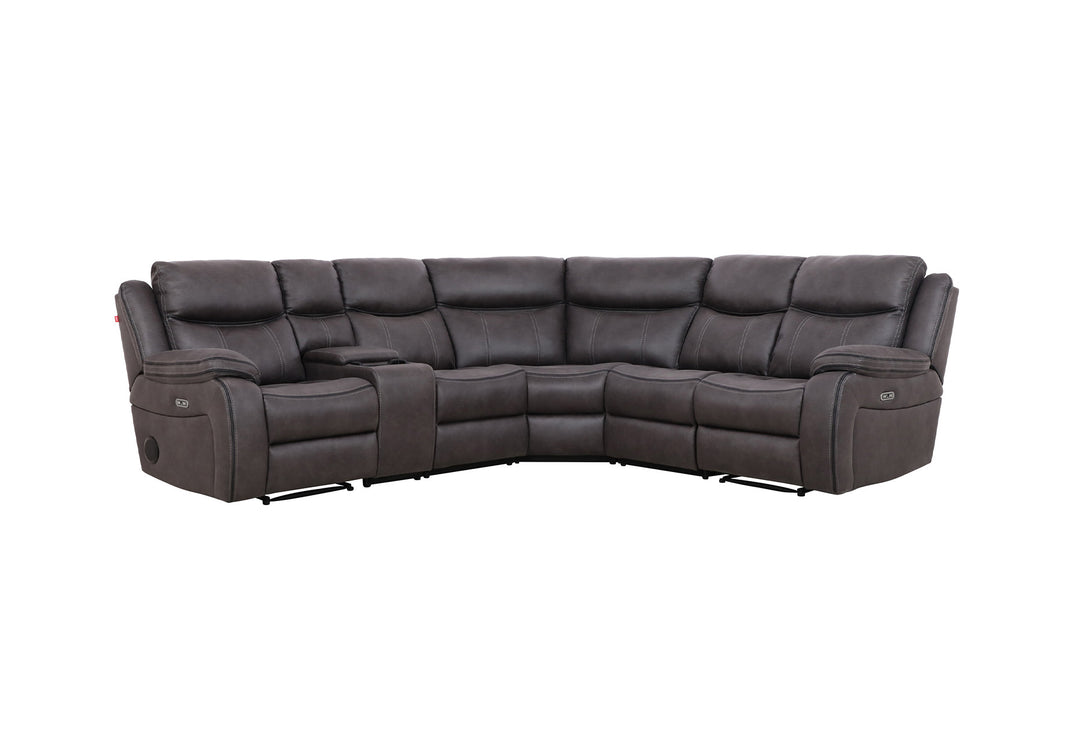 Lotus Corner Recliner Sofa with Console