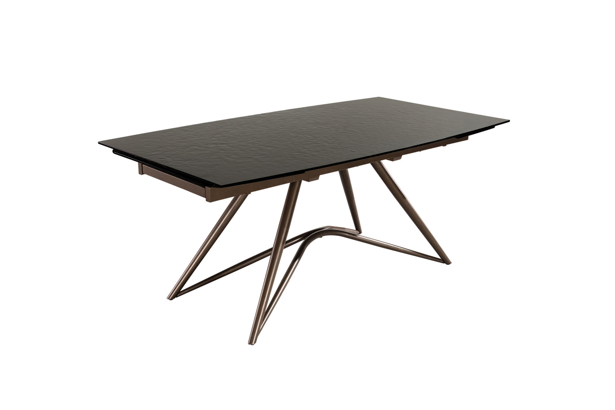 Louvre Fused Glass Extending Dining Table