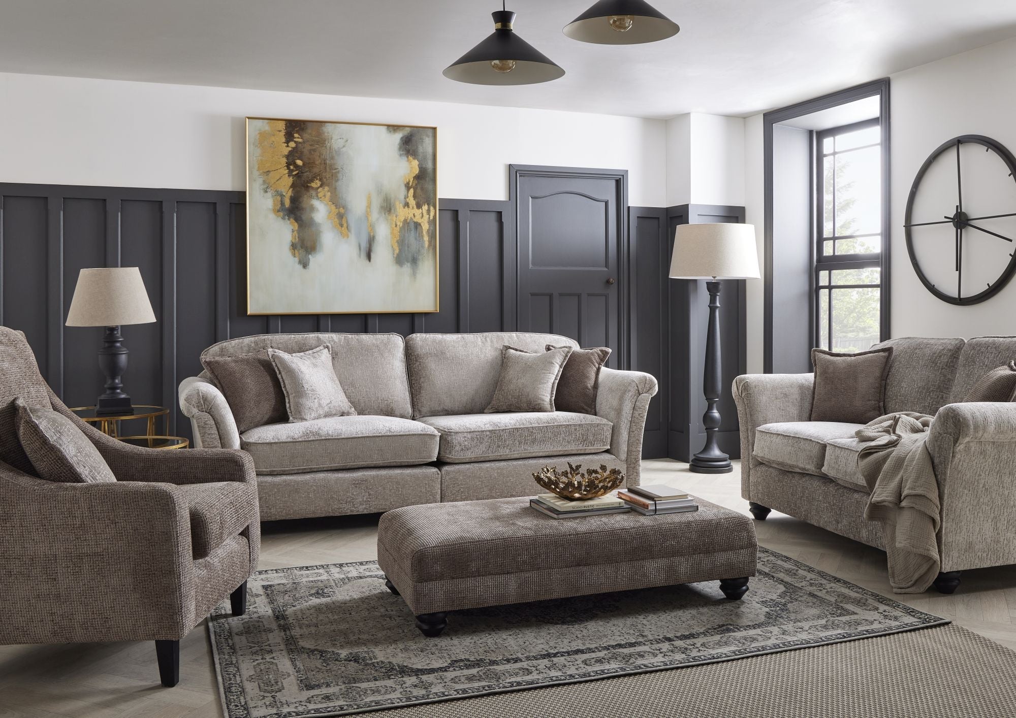 Mackenzie 4 Seater Sofa High Back