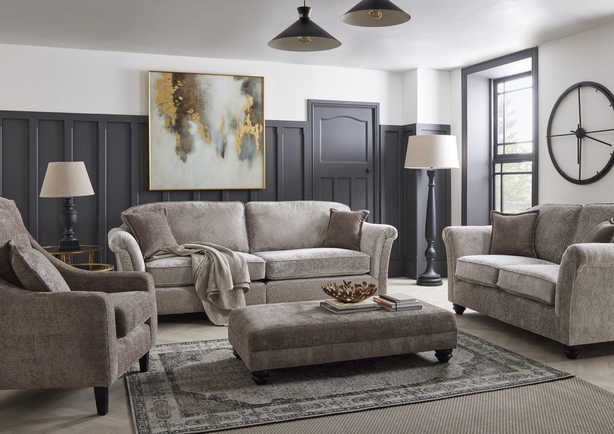 Mackenzie 3 Seater Sofa High Back