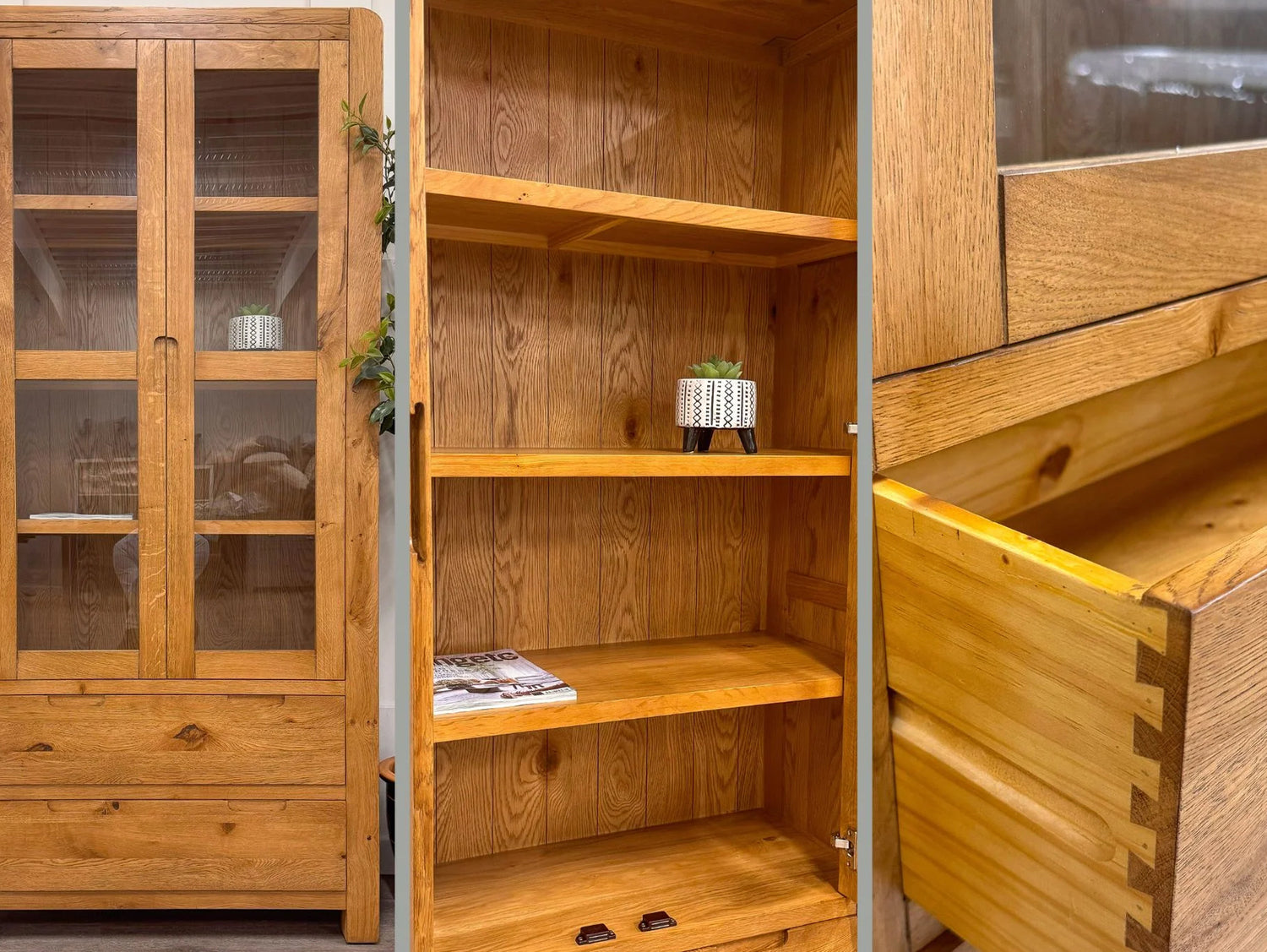 Milan Large Display Cabinet