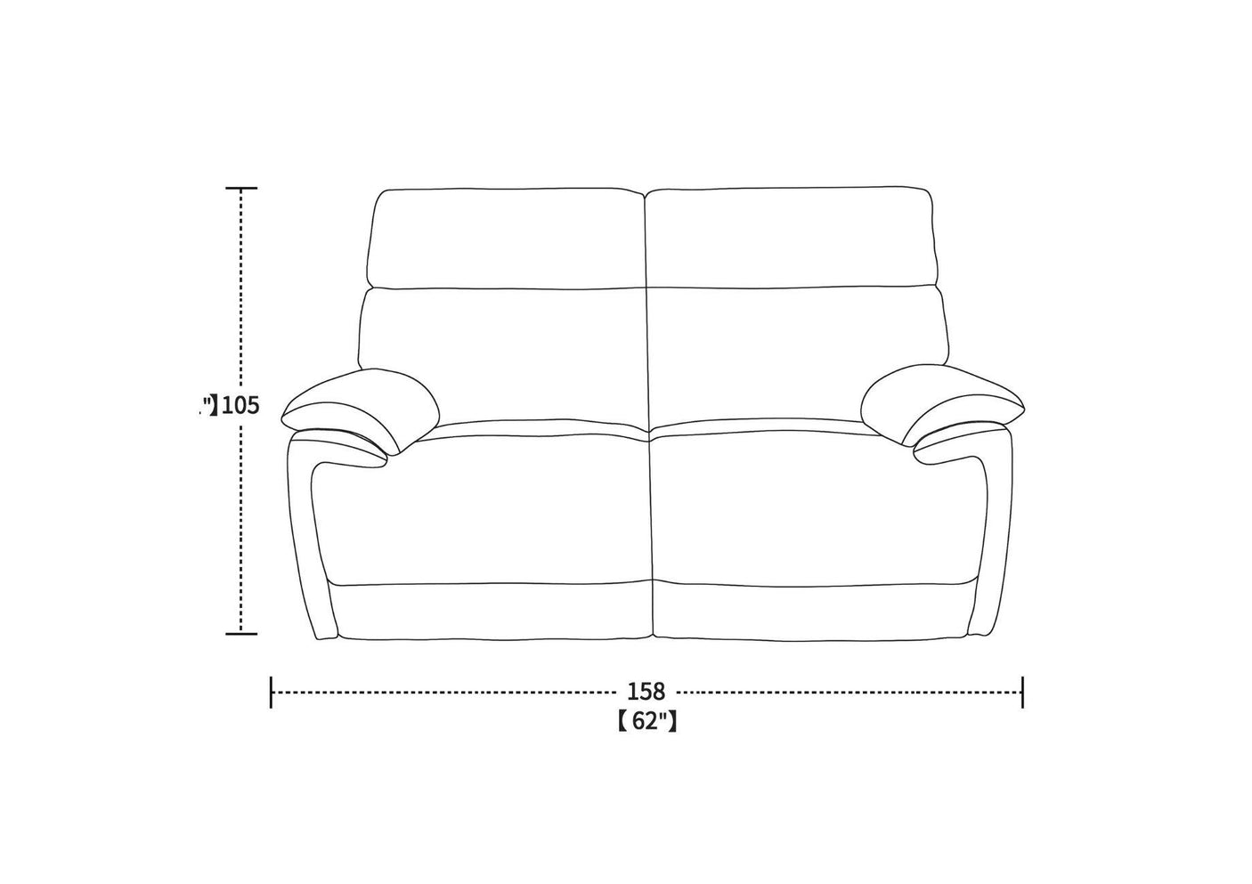 Monaco 2 Seater Power Recliner