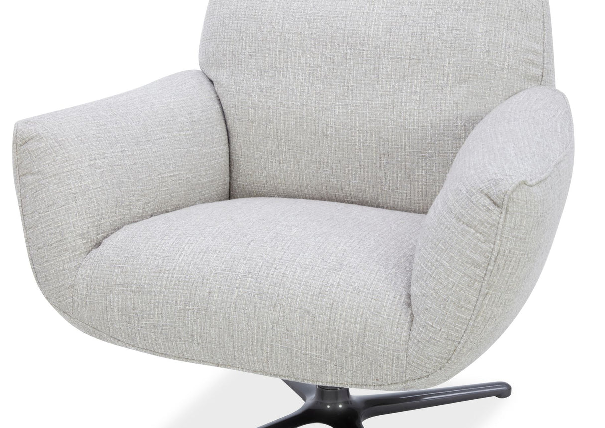 Mont Blanc Recliner Swivel Chair + Ottoman Package