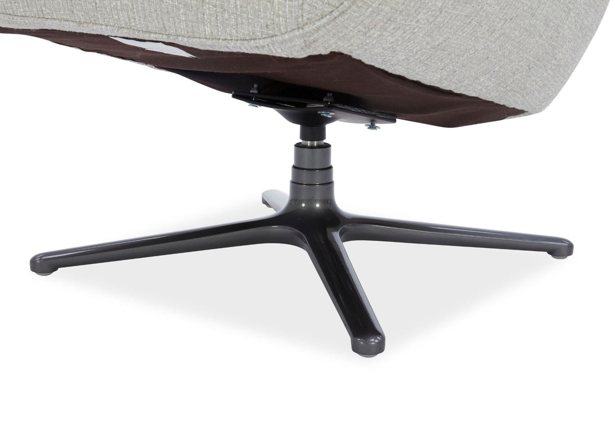 Mont Blanc Recliner Swivel Chair + Ottoman Package