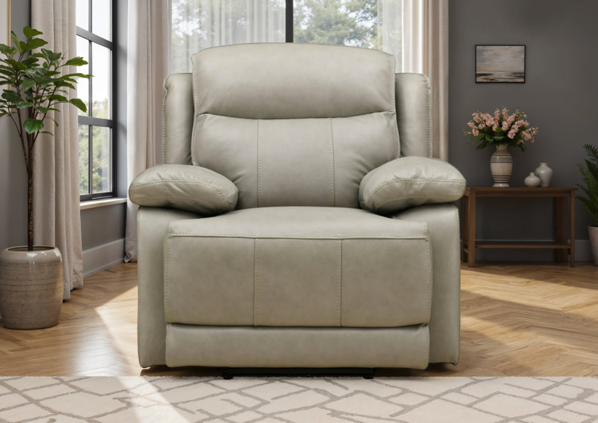 Montana Luxury Armchair with Power Recliner & Adjustable Headrest