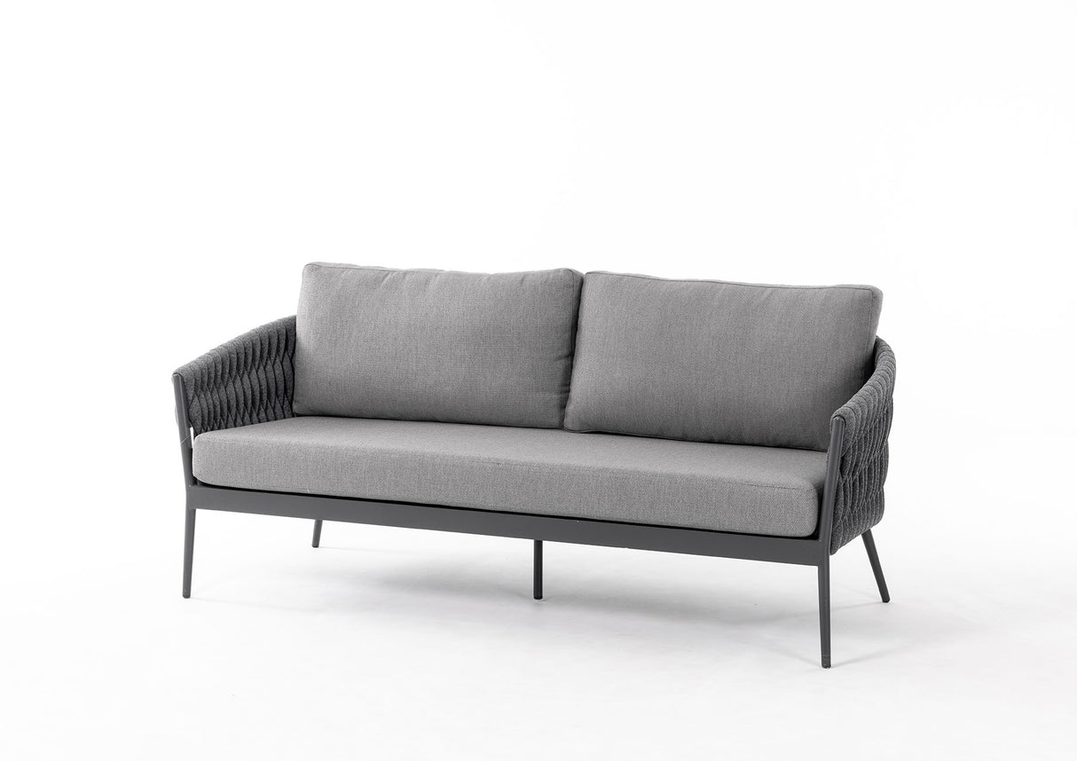 Rope Garden 3 Seater and 2 x Chair Sofa Set