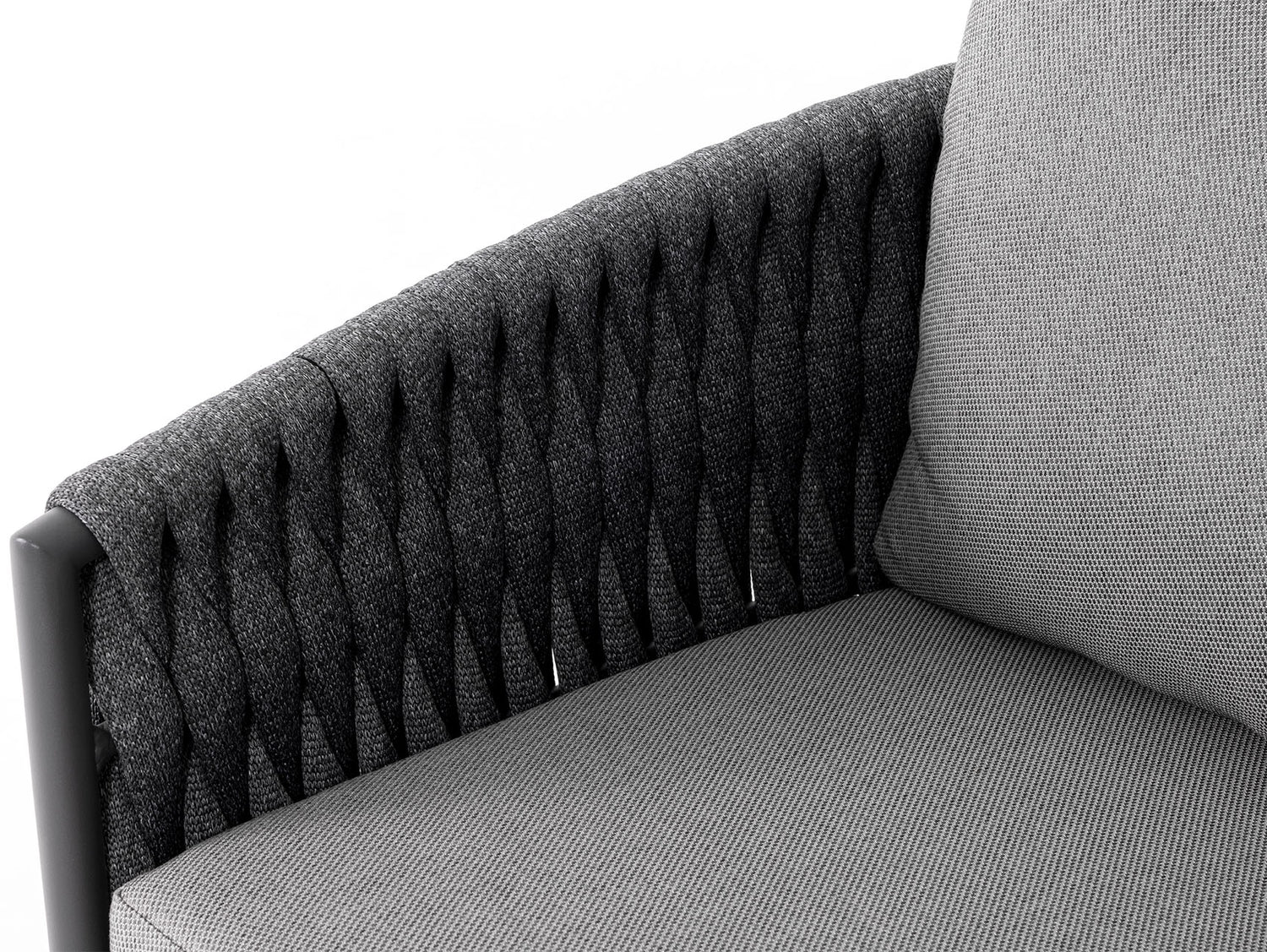 Rope Garden 3 Seater and 2 x Chair Sofa Set