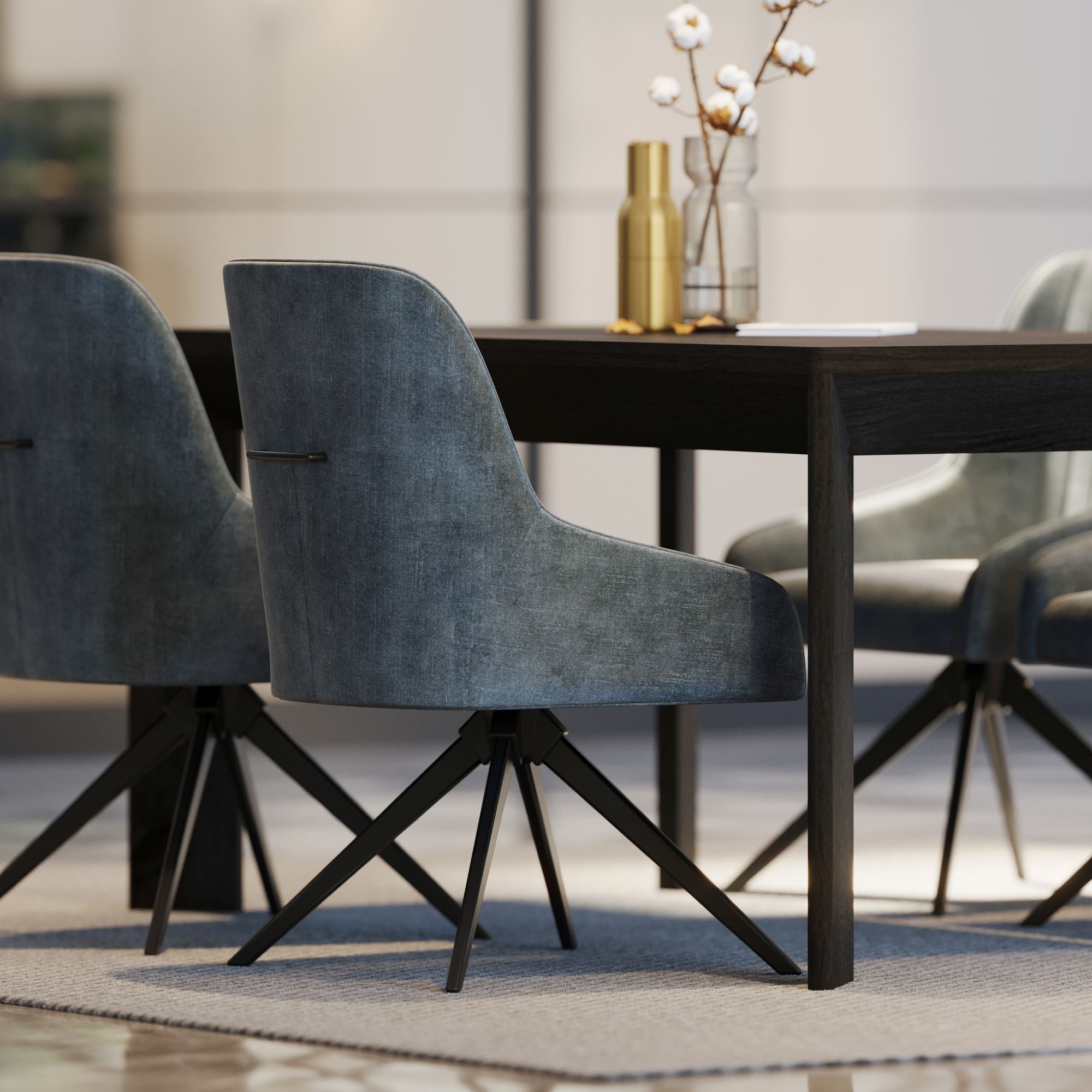 Ingot Fixed Top Dining Table
