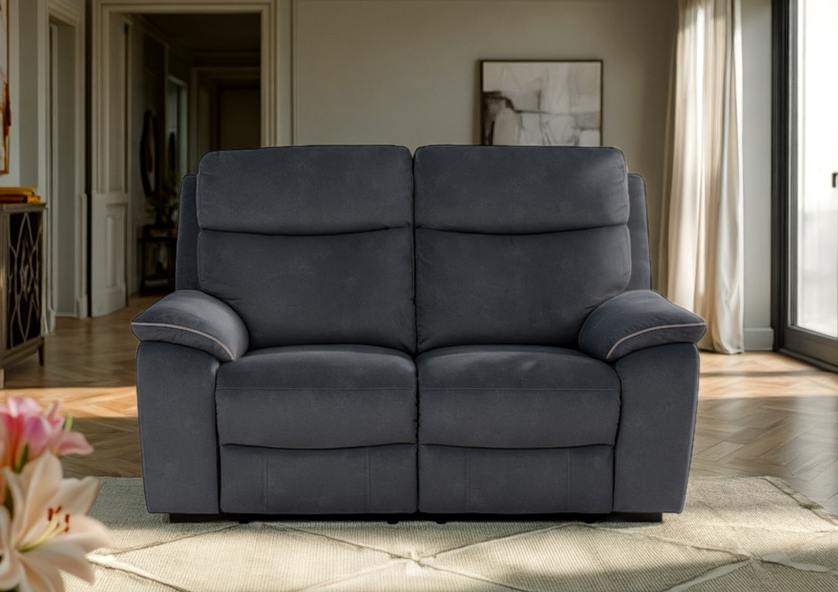 Naples 2 Seater Recliner Sofa with USB