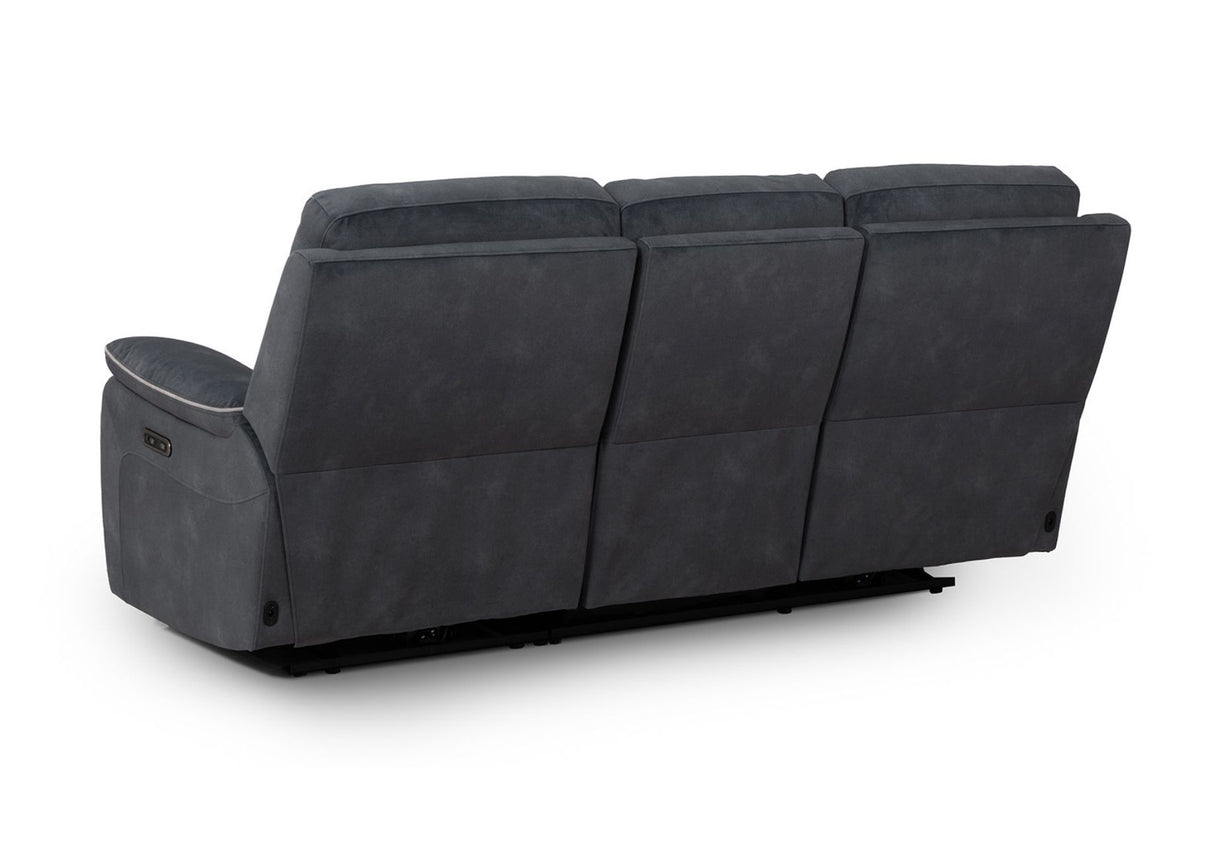 Naples 3 Seater Recliner Sofa with USB