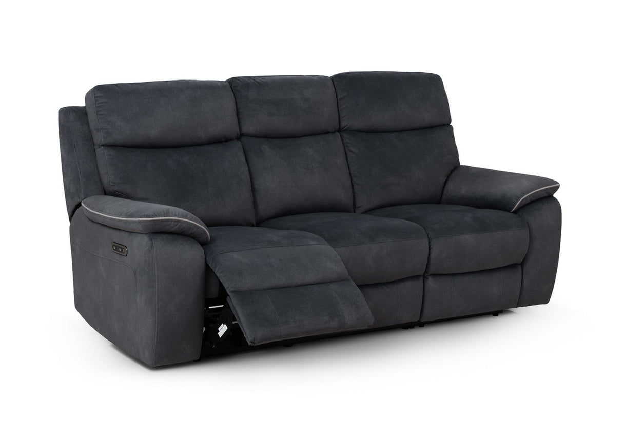 Naples 3 Seater Recliner Sofa with USB